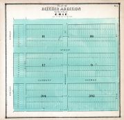 Erie City - Beecher Addition, Erie County 1865